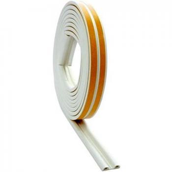 Brinox B82510B Burlete puertas y ventanas tipo p, Blanco, 0