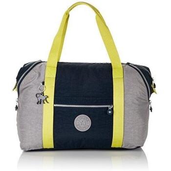 Kipling Bolsa de viaje  Gris / Negro / Amarillo 32.0 cm