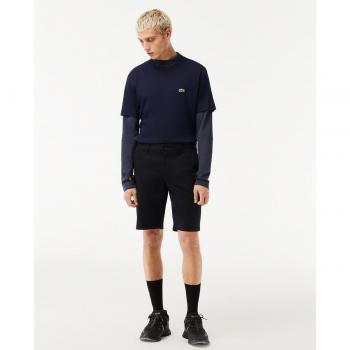 Bermudas Lacoste FH2647-00 Slim Fit de Algodón Azul Marino para Hombre