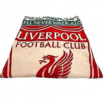 Manta Fleece Liverpool FC Nunca Caminas Solo Roja, Verde y Blanca, Talla Única