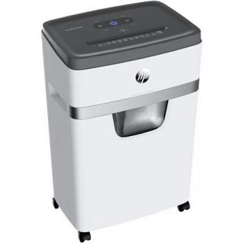 HP Oneshred 18CC - Trituradora de papel, capacidad para triturar hasta 18 hojas a la vez, corte en partículas, nivel de seguridad P-4, bandeja de recolección con capacidad para 20 litros, función de