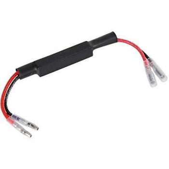 Wired resistors with Quick connectors, 2 pcs - 12V - 10 Ohm - 10 W