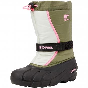 Sorel Youth Flurry, Botas Unisex Niños, Verde