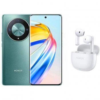 Honor Magic6 Lite 5G Smartphone 8GB RAM 512GB Almacenamiento Pantalla AMOLED 6.78 Dual SIM Verde Esmeralda + Auriculares Buds X6 Blancos