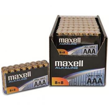 Maxell Pack de 16 Pilas Alcalinas LR03 AAA 1.5V
