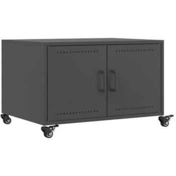 Mesa de centro acero gris antracita 68x50x43,5 cm