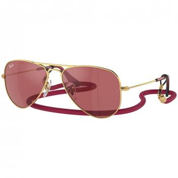 Ray-Ban RJ9506S Junior Aviator Sunglasses 223/B5 Gold Size 52