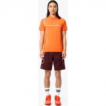 Pantalón Corto Lacoste de Hombre Sportsuit de Tenis Sin Forro Color Rojo Vino Talla M