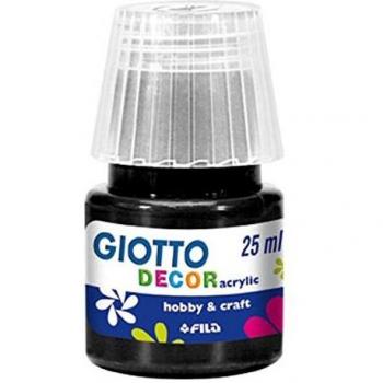 Giotto- Pintura acrilica 25ml Negra Decor Acrylic 538124