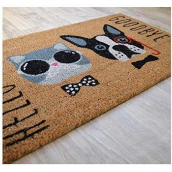 Alfombrilla de Coco 45 x 75 cm - Gato y Perro