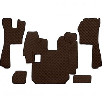 Alfombra moldeada F-CORE FL11 BROWN, alfombrilla de diseño ergonómico, fabricada en material duradero, con superficie antideslizante y fácil limpieza, ideal para uso en oficinas y espacios de trabajo