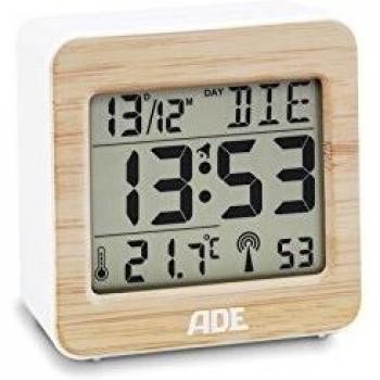 Radio Reloj c/termómetro- Bambu