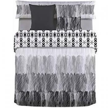 Pierre Cardin Funda nórdica TOPACIO-Cama 105 cm-Color Negro