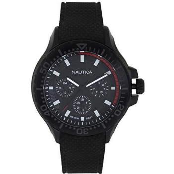 Nautica Men's Analogue Quartz Watch with Silicone Strap NAPAUC004