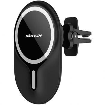 Cargador Inalámbrico Magnético Nillkin MagRoad para Coche 10W - Compatible con iPhone 12/13/14/15, Color Negro