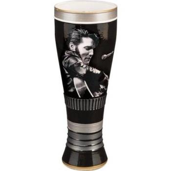 Elvis Presley King of Rock N Roll 20 oz Hand Painted Glass