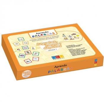 Aprendo palabras. Unidad 7: Jueguetes, juegos y deportes / Editorial GEU/ Diseñado para maestros E.Infantil / Trabaja vocabulario básico - Aa.vv.