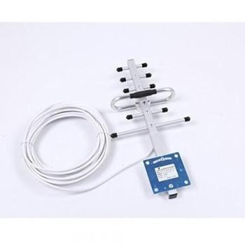 8-10dBi Dual Band 900MHz/1800MHz GSM W-CDMA External Yagi Antenna Alta Gana 12dBi para GSM DCS Celular Signal Booster Repeater con Conector SMA macho con 10m cables