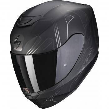 Scorpion Casco Integral EXO-391 Spada Negro Adulto 2XL con diseño aerodinámico, sistema de ventilación eficiente, visera anti-rayones, interior desmontable y lavable, homologado para uso en carretera