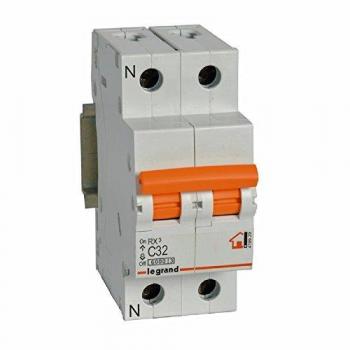 Magnetotérmico Automático Legrand 1 Polo + Neutro 20A y 32A 6KA para Vivienda