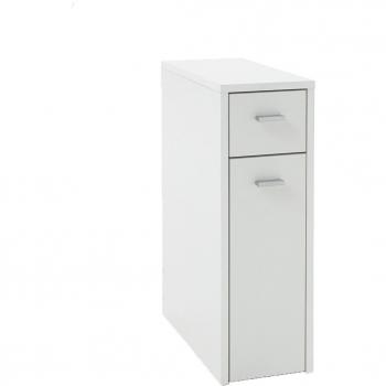 Armario cajonera blanco con 2 cajones, dimensiones 20x45x61 cm