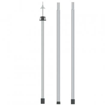 Poste telescópico de toldo de acero galvanizado 102-260 cm