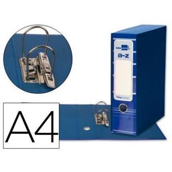 Caja Archivador De Palanca Carton Din A4 Azul