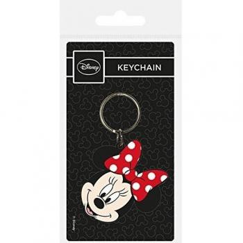 Keychain Disney - Llavero de Goma Minnie Head