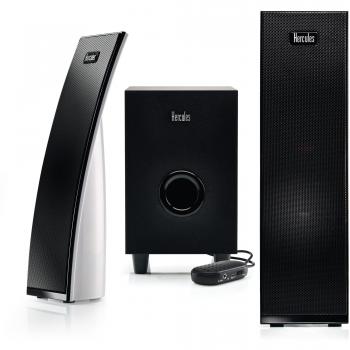Hercules XPS 20 ARC - Sistema de altavoces 2.1 para ordenador, blanco