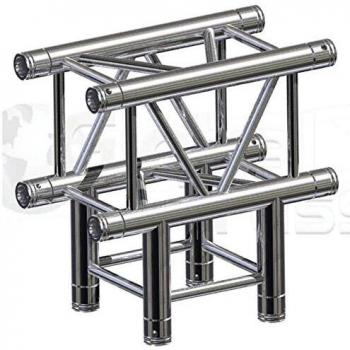 Travesaño Global F34T35 en T con soporte para lámparas de 4 puntos