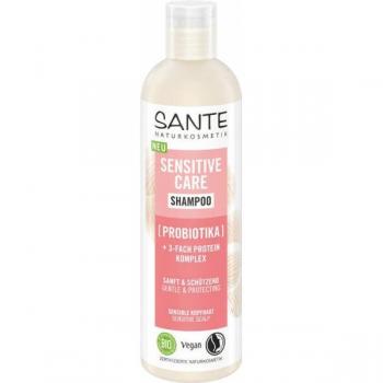 Sante Champú para cuidado sensible 250 ml con aloe vera, arginina, probióticos, bio y vegano
