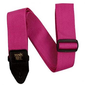 Ernie Ball Raspberry Polypropylene Guitar Strap
