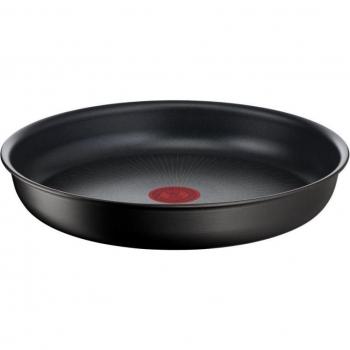 Sartén Tefal Ingenio Unlimited 24 cm - Aluminio Negro, Antiadherente, Inducción, Mango Desmontable