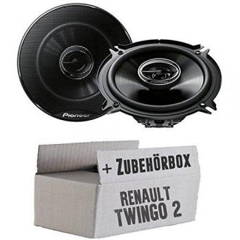 Renault Twingo 2 Front Heck - Pioneer TS-G1332i - 13cm 2-Wege Koax Lautsprecher - Einbauset