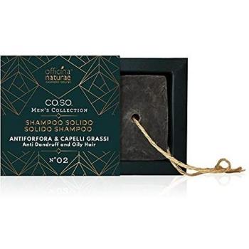 Champú Sólido Anticaspa para Hombre Cabello Graso N°02 - Officina Naturae 50 g