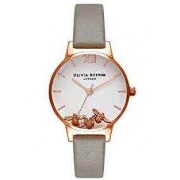 Olivia Burton Women's Analogue Japanese Quartz Watch with Leather Strap OB16CH03