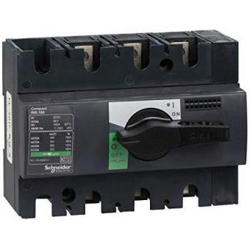 Schneider Electric 28912 Interruptor Seccionador Compact INS160, 3 Polos, 160 A