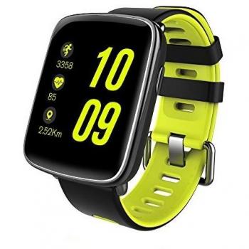 Reloj inteligente, gfordt IP68 impermeable Bluetooth Smart Wacth para Android y iOS, correas, reemplazable Monitor corazón tasa y pasos Sensor, pulsera dispositivos con teléfono/mando a distancia/Función de salud para mujer/para hombre, verde