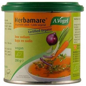 A.Vogel Herbamare Caldo Vegetal Bajo en Sodio, Sin Gluten y Vegano, Bote 200g