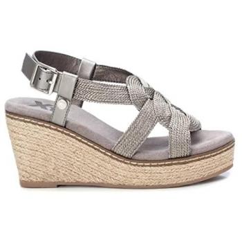 Sandalias de Mujer con Cuña XTI 141441 Textil Plomo