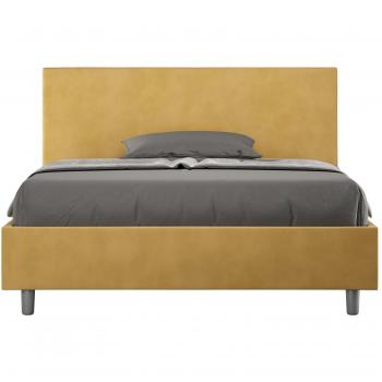 Cama moderna de microfibra Adelyne azul 140x190 cm