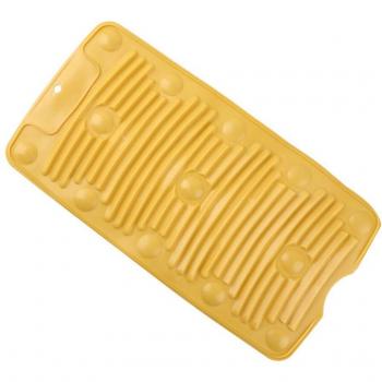 Tabla de lavar mini portátil de silicona antideslizante, plegable y gruesa para limpieza de ropa