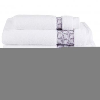 Le Jacquard Francais 22194 toalla de baño esthète algodón velo grisáceo 70 x 140 cm