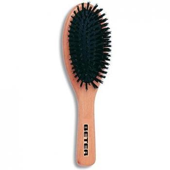 Beter Oak Wood Pneumatic Brush with Mixed Bristles