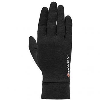 Montane Dart Liner Gloves - Black, Unisex Lightweight Thermal Glove