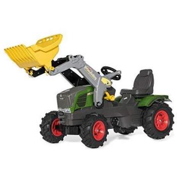 Tractor a Pedales Rolly Toys Fendt 211 Vario con Pala y Neumáticos Inflables para Niños de 3 a 8 Años