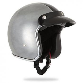 STORMER Casque Jet Pearl Wax Gris Noir