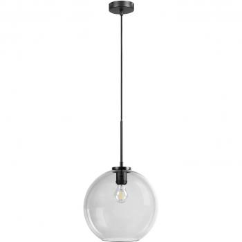 Dyberg Larsen Lámpara colgante Loop 30 cm humo/negro