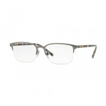 Burberry Montura de gafas - para hombre Plateado Matt Gun Metall - Marmor Stil Grau Large