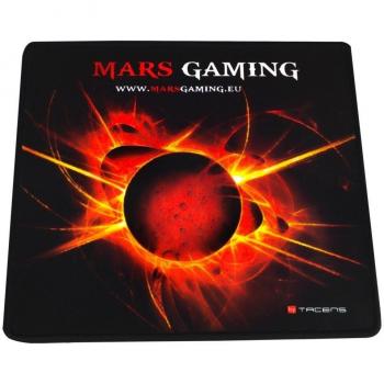 Alfombrilla de Ratón Mars Gaming MMP0, Superficie Nanotextil 200x200mm, Base de Caucho Natural Antideslizante con Bordes Reforzados